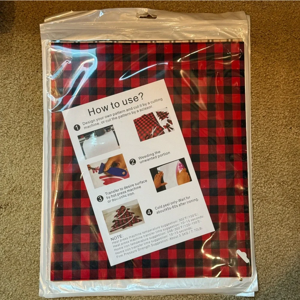 Paper Studio and Misc Heat Transfer Iron On‎ Vinyl Bundle for Cricut and Crafts